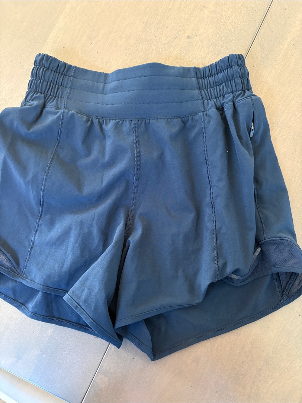 lululemon athletica Navy High-Rise Running Shorts